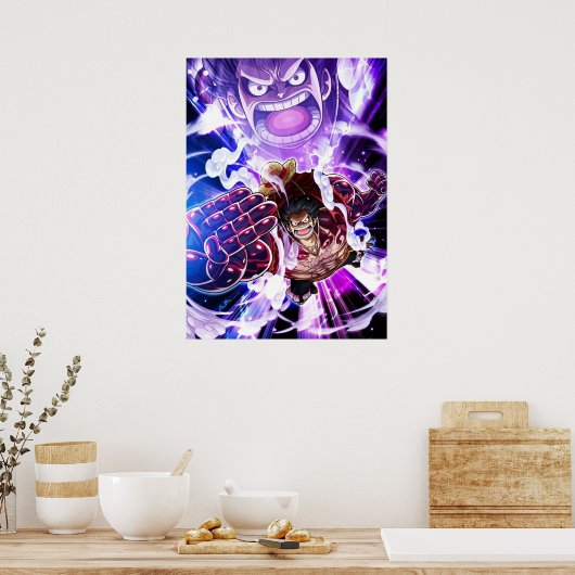 Luffy Gear 4. Poster (Küche)