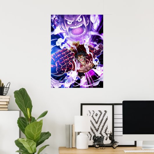 Luffy Gear 4. Poster (Heimbüro)
