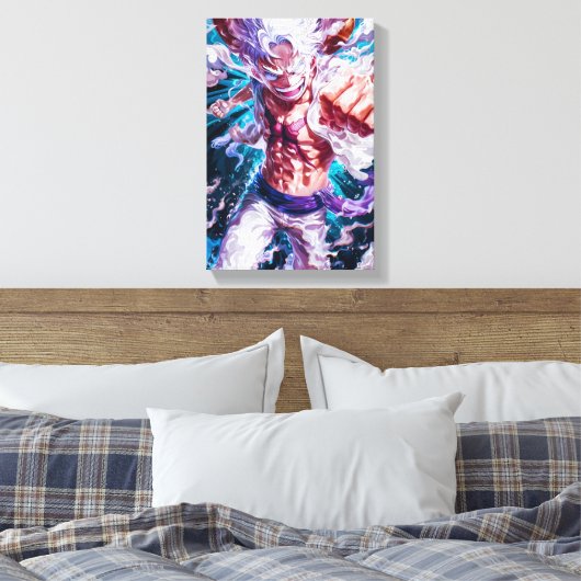 Luffy Gear 5 Befreiung Leinwanddruck (Insitu (Schlafzimmer))