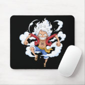 Luffy Gear 5 Chibi Anime-Mauspad Mousepad (Mit Mouse)