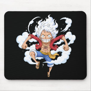 Luffy Gear 5 Chibi Anime-Mauspad Mousepad