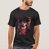 Luffy Illustration - Anime Style Artwork T - Shirt (Vorderseite)