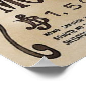 LUFFY One Piece Gewollt Poster (Ecke)