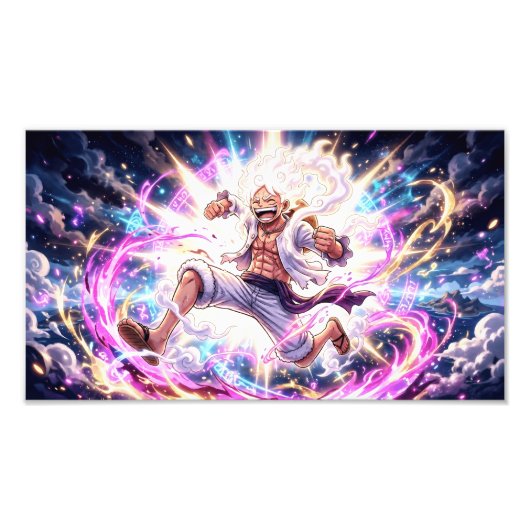 Luffy The Super One Fotodruck (Vorne)