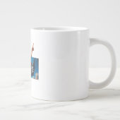 Luffy und der Pirat  Jumbo-Tasse (Rechts)