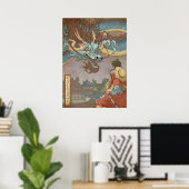 Luffy vs Kaido Poster (Heimbüro)