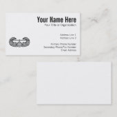 Luft-Angriffs-Abzeichen Visitenkarte (Vorne/Hinten)