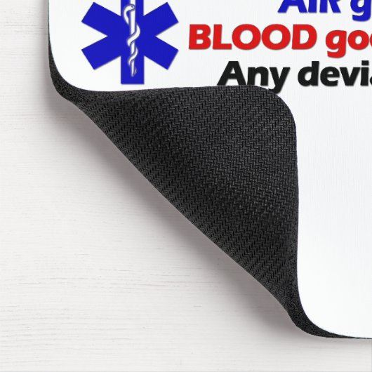 Luft/Blut Mousepad (Ecke)