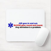 Luft/Blut Mousepad (Mit Mouse)