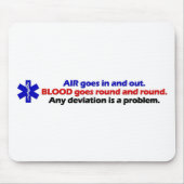 Luft/Blut Mousepad (Vorne)