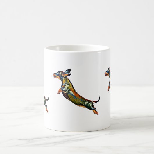 Luft-Dackel-Kaffee-Tasse Kaffeetasse (Mittel)