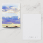 LUFT Element Skyscape ATC Visitenkarte (Vorne/Hinten)