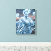 Luft Elementarwesen Leinwanddruck (Insitu (Holzboden))