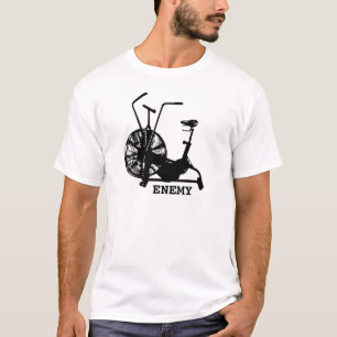 Luft-Fahrrad-Feind - schwarze Silhouette T-Shirt
