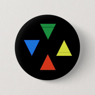 Luft-Feuer-Wasser-Erde Button