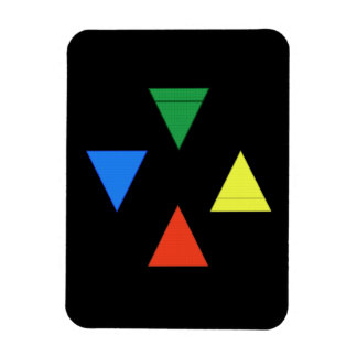 Luft-Feuer-Wasser-Erde Magnet