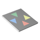 Luft-Feuer-Wasser-Erde Notizblock (angewinkelt)