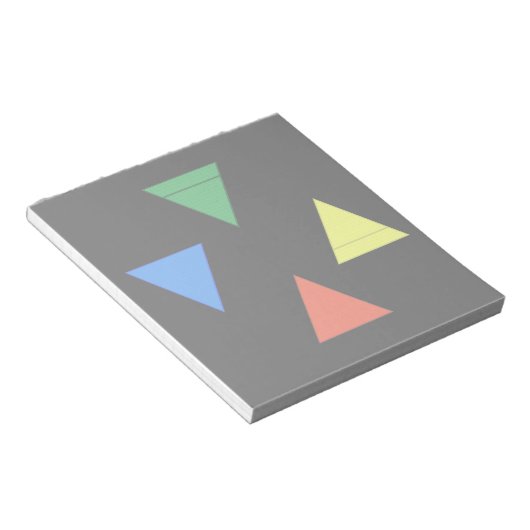 Luft-Feuer-Wasser-Erde Notizblock (angewinkelt)