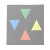 Luft-Feuer-Wasser-Erde Notizblock (Vorderseite)