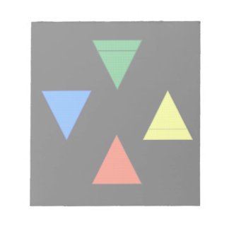 Luft-Feuer-Wasser-Erde Notizblock