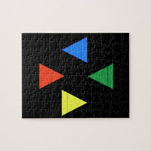 Luft-Feuer-Wasser-Erde Puzzle (Horizontal)