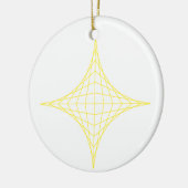 Luft (gelb) keramik ornament (Links)