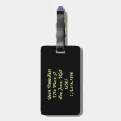 Luft Gepäckanhänger (Rückseite vertikal)