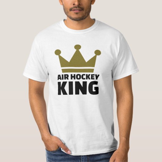Luft-Hockey König T-Shirt (Vorderseite)