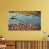 Luft, San Francisco-Oakland Bay Bridge Leinwanddruck (Insitu (Wohnzimmer))