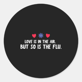 Luft So Grippe Valentinstag Runder Aufkleber