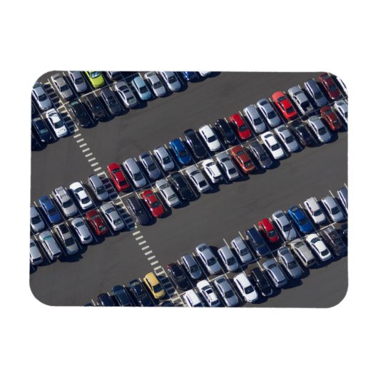 Luft über Parkplatz Magnet (Horizontal)