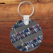 Luft über Parkplatz Schlüsselanhänger (Vorderseite)