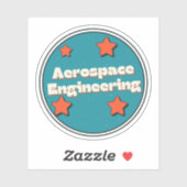 Luft- und Raumfahrt Aufkleber (Blatt)