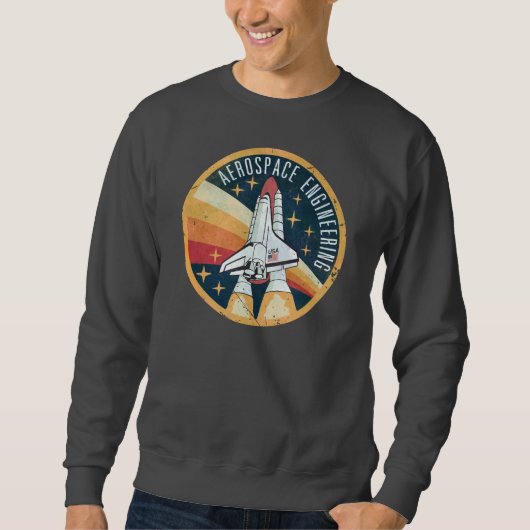 Luft- und Raumfahrttechnik V01 Sweatshirt (Vorderseite)