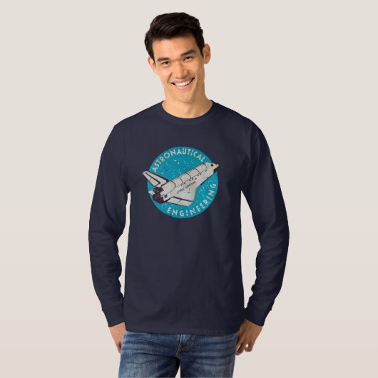 Luft- und Raumfahrttechnik V01 T-Shirt (Vorne ganz)