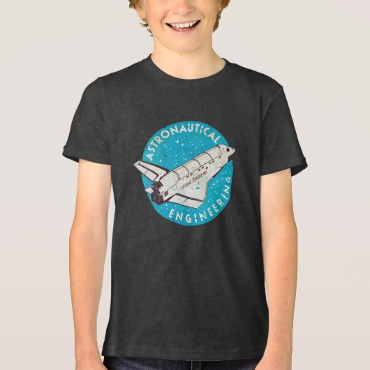 Luft- und Raumfahrttechnik V01 Tri-Blend Shirt (Vorderseite)