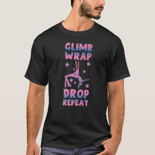 Luftakrobatin Aerial Yoga Darstellerin Seidenakrob T-Shirt
