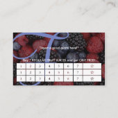 Luftanfangs-FRUCHT-STAND-Kupon Treuekarte (Rückseite)