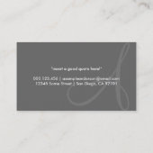 Luftanfangs: rot visitenkarte (Rückseite)