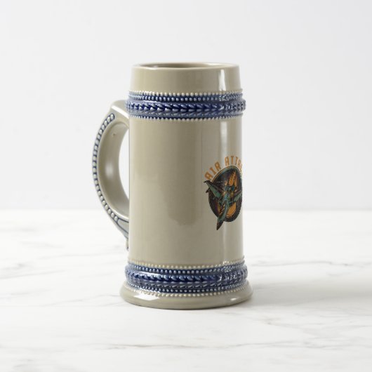 LUFTANGRIFF BIERGLAS (Vorderseite Links)