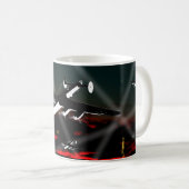 Luftangriff Lancaster Kaffeetasse (VorderseiteRechts)