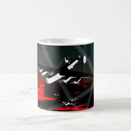 Luftangriff Lancaster Kaffeetasse (Mittel)