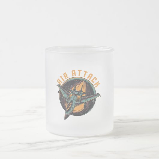 LUFTANGRIFF MATTGLASTASSE (Mittel)