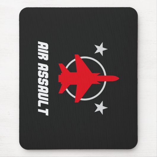 Luftangriff Militär-Kampfjet Mousepad (Vorne)