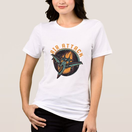 LUFTANGRIFF Tri-Blend SHIRT (Vorderseite)