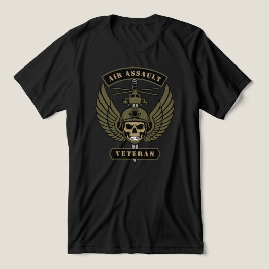 Luftangriff Tri-Blend Shirt (Design Vorderseite)