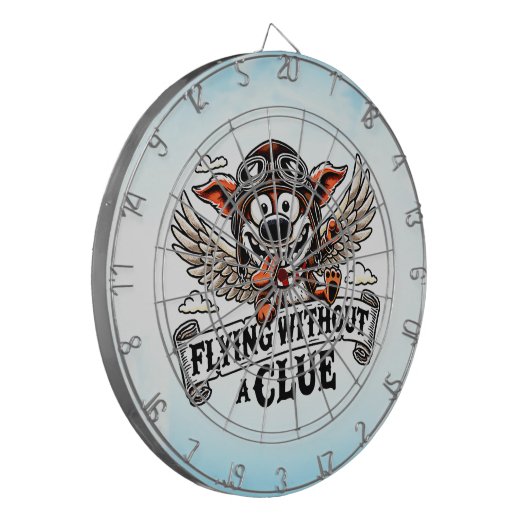 Luftangriffe Dartscheibe (Vorderseite Links)