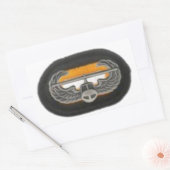 Luftangriffs-Abzeichen am 101. Hauptquartier des A Rechteckiger Aufkleber (Umschlag)