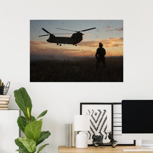 Luftangriffshandlung Poster (Heimbüro)