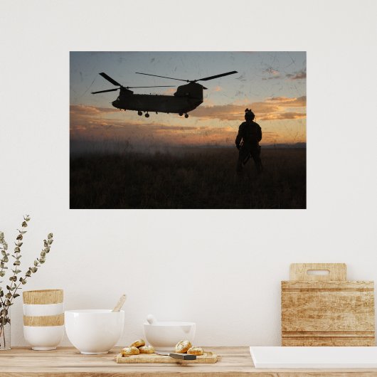 Luftangriffshandlung Poster (Küche)